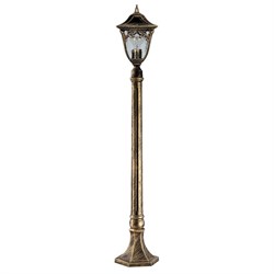 Светильник садово-парковый, серии «Афина» (НТУ) FERON PL4076 1*60W, E27, 230V, IP44, цвет черное зол 11602 - фото 79527