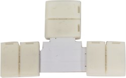 Комплект Т коннекторов  с соединителем для светодиодной ленты (5050/10мм), LD188 23135 - фото 79619