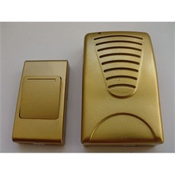 E-111 зол. Звонок беспроводной 7 мелодии 100м с кнопкой   TECHNOLIGHT E-111 - фото 7962