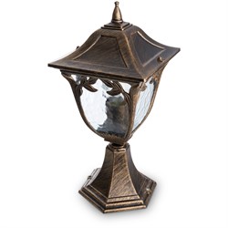 Светильник садово-парковый, серии «Афина» (НТУ) FERON PL4074  1*60W, E27, 230V, IP44, цвет черное зо 11485 - фото 79649