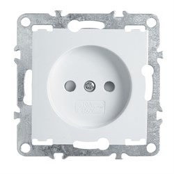Розетка 1-местная б/з (механизм), 250В, 10А, серия Эрна, PST10-9109-01, белый 39316 - фото 79863