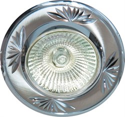 Светильник потолочный встраиваемый, MR16 G5.3 титан-хром, DL246 17900 - фото 79865