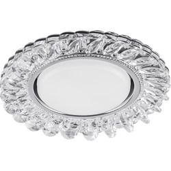 Светильник потолочный встраиваемый со светодиодной подсветкой 20LED*2835 SMD 4000K, 15W GX53, без ла 40501 - фото 79995