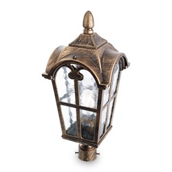 Светильник садово-парковый, серии «Кастелло», (НТУ) FERON PL104 1*60W, E27, 230V, IP44, цвет черное 11296 - фото 80172