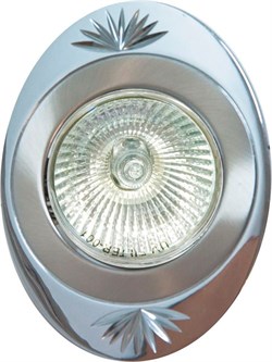 Светильник потолочный встраиваемый, MR16 G5.3 титан-хром, DL250 17908 - фото 80174