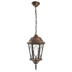 Светильник садово-парковый, серии «Рим» (НСУ) FERON PL164 1*60W, E27, 230V, IP44, цвет черное золото 11331 - фото 80411