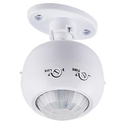 Датчик движения и освещенности FERON SEN16 инфракрасный, накладной, IP20, 230V, 1200W, расстояние об 22074 - фото 80437