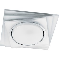 Светильник встраиваемый со светодиодной подсветкой 20LED*2835 SMD 4000K, 15W GX53, без лампы, матовы 40521 - фото 80453