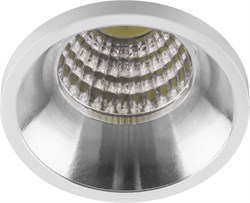 Светильник встраиваемый светодиодный 3W, 210 Lm, 4000К, белый с хромом, LN003 29698 - фото 80509