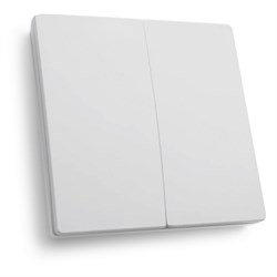 Выключатель дистанционного управления 250V 500W двухклавишный, TM82, белый 41129 - фото 80798
