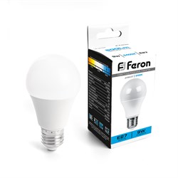 Лампа светодиодная, (9W) 230V E27 6400K, LB-3092 41375 - фото 80894