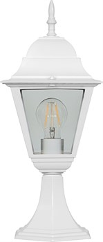 Светильник садово-парковый, серии «Классика» (НТУ) FERON 4104 1*60W, E27, 230V, IP44, цвет белый, 4- 11019 - фото 80911