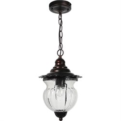 Светильник садово-парковый, серии «Флер» (НБУ) FERON PL595 60W, E27, 230V, IP44, цвет коричневый, на 41172 - фото 80996