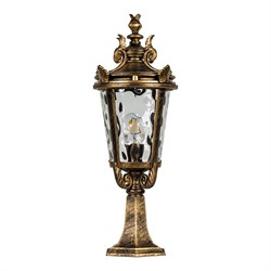 Светильник садово-парковый, серии «Прага» (НТУ) FERON PL4004 1*60W, E27, 230V, IP44, цвет черное зол 11367 - фото 81161