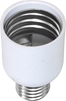 Патрон-переходник для ламп общего назначения FERON LH65 230V E40 E27, термопластик, цвет белый, 47*4 22343 - фото 81173