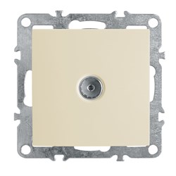 Розетка телевизионная 1-местная (механизм), серия Эрна, PST00-9108-02, слоновая кость 39326 - фото 81249