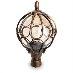 Светильник садово-парковый, серии «Версаль» (НТУ) FERON PL3803 1*60W, E27, 230V, IP44, цвет черное з 11360 - фото 81261