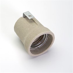 Патрон для ламп общего назначения FERON LH02 230V E27, керамика, цвет белый, 40*40*45мм 41035 - фото 81319