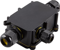 Распределительная коробка FERON LD523, количество вводов: 3, термопластик, цвет черный, размер 140*7 32246 - фото 81375