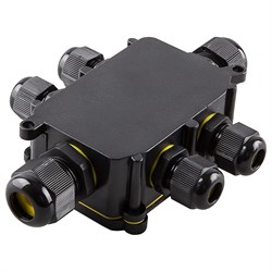 Распределительная коробка FERON LD526, количество вводов: 6, термопластик, цвет черный, размер 140*1 32249 - фото 81412