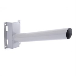 Кронштейн на столб под бандажную ленту 122*150*400мм, d48mm, серый, ДС-4 41430 - фото 81413