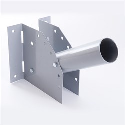 Светильник Кронштейн для уличного  а с переменным углом 230*150*130мм, d60mm, серый, ДС-1 41429 - фото 81431