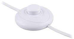 Сетевой шнур (с ножным выключателем) белый, DM106, артикул 29844 29844 - фото 81472