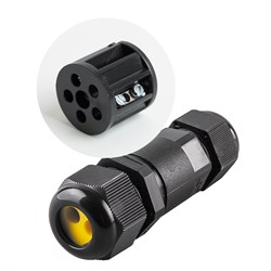 Распределительная коробка FERON LD521, количество вводов: 2, термопластик, цвет черный, размер 76*24 32244-1 - фото 81513