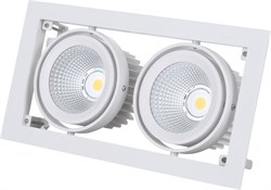 Светильник KARDO 2 32/840 38гр. белый - светодиодный встраиваемый   карданного типа DL-20000030009549 - фото 81687