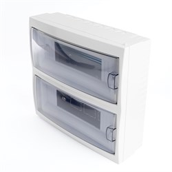 Бокс настенный 24 модуля, пластик, IP20, серия Standart (КНО-24Д), EBX50-3/24-20 39649 - фото 81944