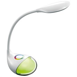 Светильник настольный 7W, 6000-6500K, 100-240V, белый, DE1730 41553 - фото 82241