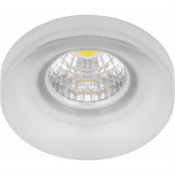 Драйвер Светильник встраиваемый светодиодный 3W, 210 Lm, 4000К, прозрачный, LN003 с  ом в комплекте 28774 - фото 82253