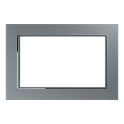 Рамка горизонтальная 2-местная (без перемычки), серия Катрин, GFR00-7012-03, серебро 39568 - фото 82382