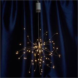 Гирлянда украшение Фейерверк 100 LED 0.3м, 2700K, батарейки 4*АА,  IP20, CL595 41654 - фото 82778