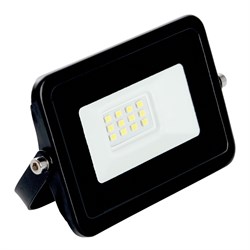 Прожектор светодиодный 10W 6400K  AC220V/50Hz IP65, черный в компактном корпусе, SFL50-10, ПРОМО 55177 - фото 82807