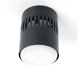 Светильник потолочный 12W, 230V, GX53 и подсветка 4000K, черный HL349 41460 - фото 82852