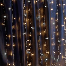 Гирлянда 230V 480 LED 3*3м, 2700K, эффект стробов,IP44 , сетевой шнур 3м в комплекте, CL24 41630 - фото 82859