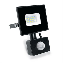 Прожектор светодиодный с датчиком движения 20W 6400K 230V черный IP44, LL-906 29556 - фото 82918