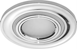 Светильник потолочный встраиваемый со светодиодной подсветкой 15LED*2835 SMD 4000K, MR16 50W G5.3, 29709 - фото 83165