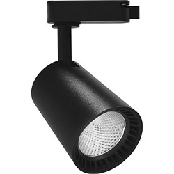 Светильник трековый светодиодный на шинопровод 12W, 1080 Lm, 4000К, 35 градусов, черный, AL100 29643 - фото 83178
