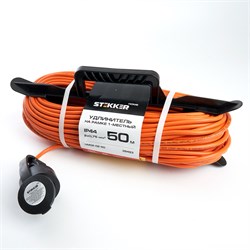 Удлинитель на рамке 1-местный б/з, 2*0,75, 50м, оранжевый, (Атлант, 40186), HM02-02-50 39493 - фото 83270