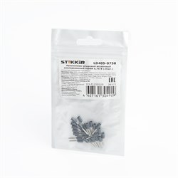 Наконечник штыревой втулочный изолированный НШВИ 0,75-8, LD405-0758 (DIY упаковка 25 шт) 39375 - фото 83323