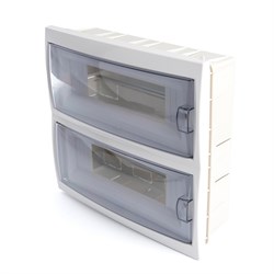 Бокс встраиваемый 24 модуля, пластик, IP20, серия Standart (КНС-24Д), EBX50-2/24-20 39655 - фото 83346