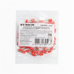 Наконечник штыревой втулочный изолированный НШВИ 1-8 (ОПТ упаковка 100 шт), LD405-108 39433 - фото 83374