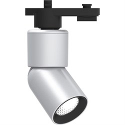 Светильник трековый светодиодный на шинопровод 10W, 900 Lm, 4000К, 35 градусов, серебро, AL114 41009 - фото 83497