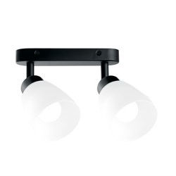 Cветильник настенно-потолочный под лампу 2хE27, черный ML242 41514 - фото 83509