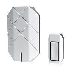 Звонок электрический дверной, (30 мелодий), белый, E-377 41433 - фото 83743