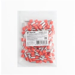 Наконечник штыревой втулочный изолированный НШВИ 10-12 (ОПТ упаковка 100 шт), LD405-1012 39438 - фото 83968