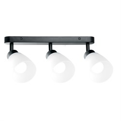 Cветильник настенно-потолочный под лампу 3хE27, черный ML243 41516 - фото 84206