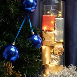 Гирлянда 20 LED 2м, желтый, батарейки 2*АА,  IP 20,  шнур 0,5м ,CL570 41634 - фото 84426